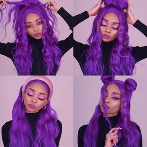 - 💕 24” PURPLE WAVY LACE FRONT WIG 💕 *NEW*